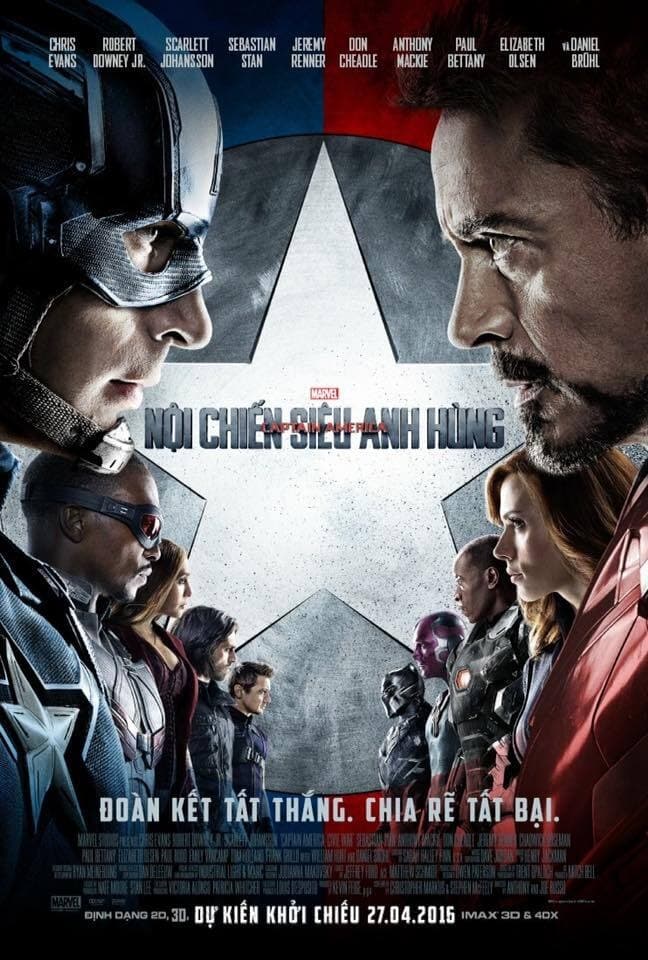Captain America: Nội Chiến Siêu Anh Hùng (Captain America: Civil War) [2016]