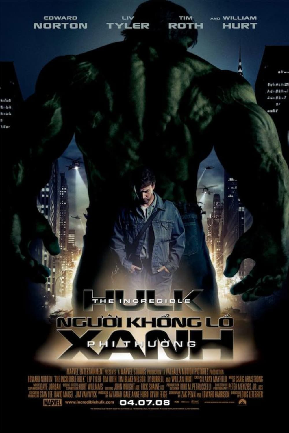 Người Khổng Lồ Xanh Phi Thường (The Incredible Hulk) [2008]
