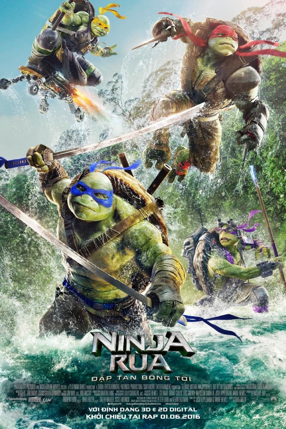 Ninja Rùa: Đập Tan Bóng Tối (Teenage Mutant Ninja Turtles: Out of the Shadows) [2016]