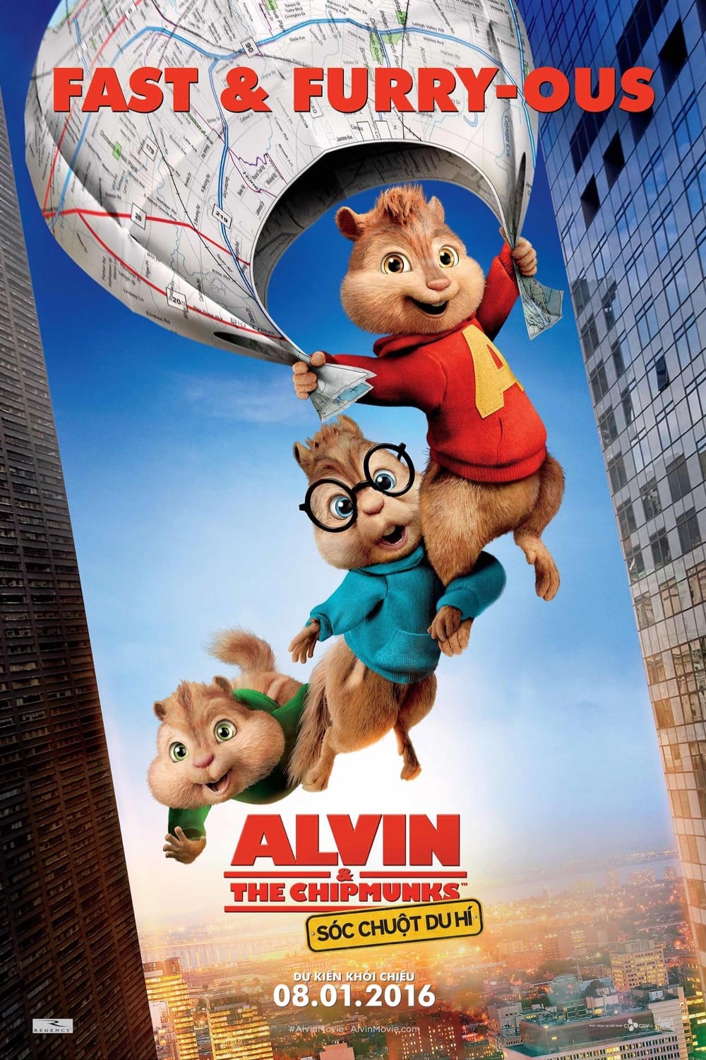 Sóc Siêu Quậy: Sóc Chuột Du Hí (Alvin and the Chipmunks: The Road Chip) [2015]