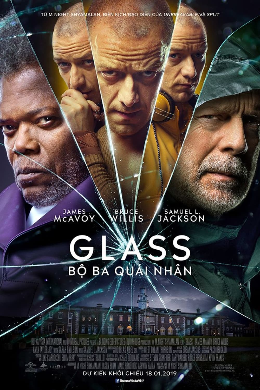 Bộ Ba Quái Nhân (Glass) [2019]